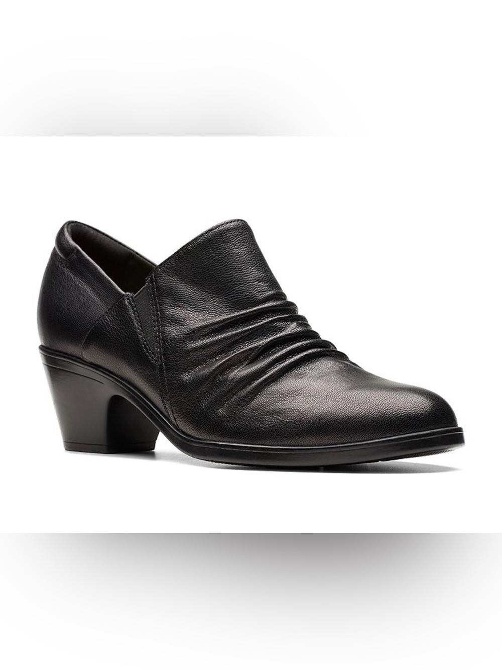 Clarks Emily2 Cove Leather Booties